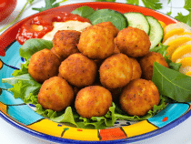 Combien de boulettes de pois chiches pour une assiette