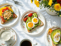 Combien de tranches de pain grillé pour un brunch