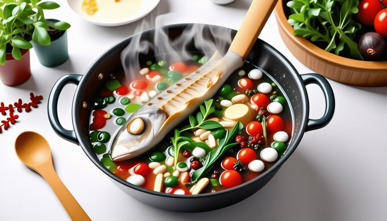 découvrez comment sublimer votre poisson grâce à une cuisson délicate dans un bouillon d’intentions, alliant saveurs et bienveillance pour une expérience culinaire unique et inspirante.