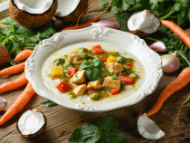 Quelle quantité de lait de coco pour une portion de curry