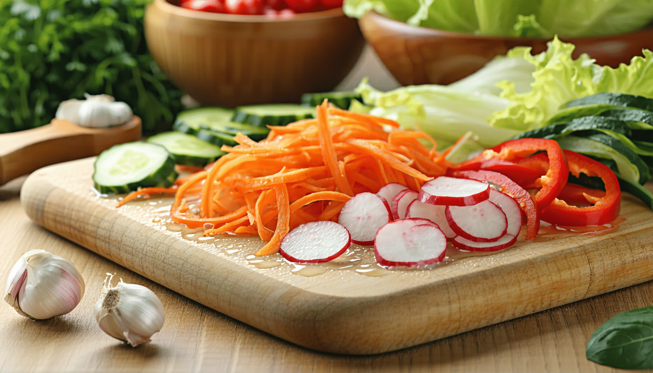 découvrez combien de légumes croquants utiliser pour préparer une salade asiatique savoureuse et équilibrée. astuces, idées et proportions recommandées pour réussir votre recette facilement.