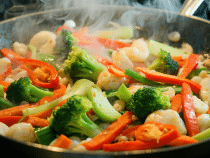 Quelle quantité de poêlée de légumes pour un plat principal