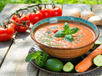 Quelle quantité de soupe froide par personne en été